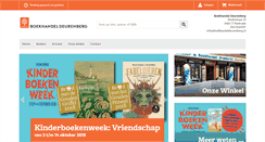 Desktop Screenshot of boekhandeldeurenberg.nl